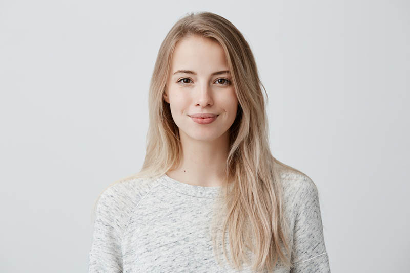 Happy female AI enthusiast
